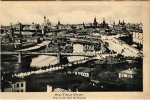 Moscow, Moscou; Vue de la ville (cut)