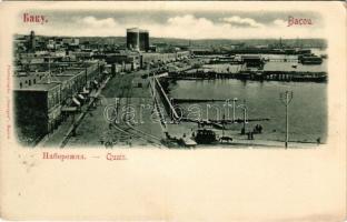 Baku, Bakou; Quais / quay (EM)