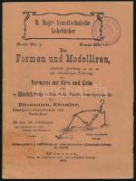 Das Formen und Modelliren, illustrirte Anleitung zur selbstständigen Erlernung der Formerei mit Gips und Leim und des Modellirens in Thon, Wachs, Plastilin, Gummiknetmasse &amp;c. für Dilettanten, Künstler, Kunstgewerbetreibende und Techniker. M. Mayr's kunsttechnische Lehrbücher No. 1. München, 1905, Verlag der "Kunstmaterialien- und Luxuspapier-Zeitung", 95+(1) p. Német nyelven. Kiadói papírkötés, nagyrészt jó állapotban, régi intézményi bélyegzőkkel.