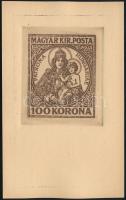 1921 Koronás Madonna 100K sorszámozott Libellus emléklap (1.000 példány készült) használatlan