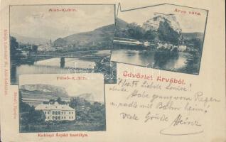 1899 Árva castle and the castle of Árpád Kubinyi