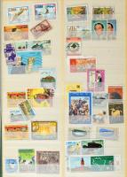 Vegyes külföldi tétel sok tengerentúlival és képessel, közte postatiszta mongol bélyegek és blokkok,...