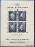 Liechtenstein 1938 Mi block 3 (Mi EUR 85,-)