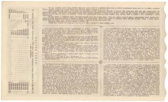 Csehszlovákia 1921. "Állami nyereménysorsjegy" 100K-ról T:F
Czechoslovakia 1921. "St...