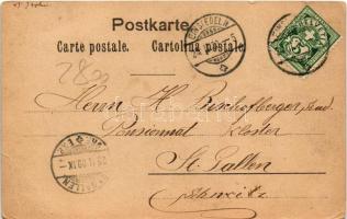 1900 Bozhe, tsarya khrani! / Orosz nemzeti himnusz zászlóval és kottával / God Save the Tsar! Russia...