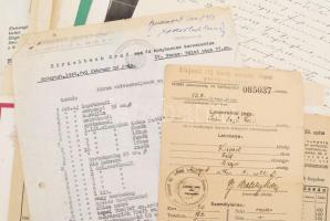 cca 1900-1940 Nagy reklám tétel, főleg fejléces számlák, reklám nyomtatványok, levélpapírok 100 db