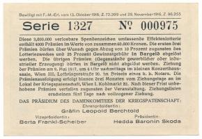 Ausztria 1916. "Zita királyné gyermeknap sorsjegy" 20h-ról T:XF
Austria 1916. "Kaise...