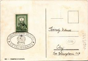 Dunaújváros, Dunapentele, Sztálinváros; Dunai Vasmű építése. A könyv fegyver a dolgozók kezében! / H...