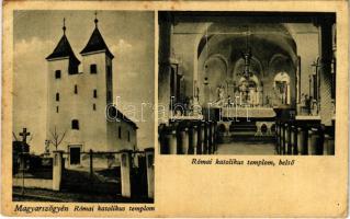 1944 Magyarszőgyén, Madarsky Svodín (Szőgyén); Római katolikus templom, belső / church interior (EK)