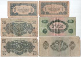 1944. 1P (2x) + 10P + 20P (2x) + 50P T:F-G