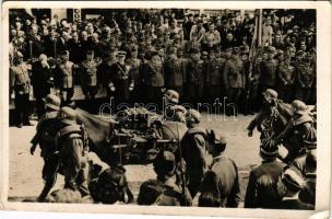 1940 Szatmárnémeti, Satu Mare; bevonulás, vitéz Nagybányai Horthy Miklós Magyarország kormányzója / entry of the Hungarian troops (EK)