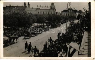 1940 Szatmárnémeti, Satu Mare; bevonulás / entry of the Hungarian troops (EK)