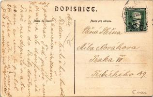 1930 Benátky nad Jizerou II, Staré Benátky; Cubrovar, Kostel, Skola, Obecui dum a posta / Sugar fact...