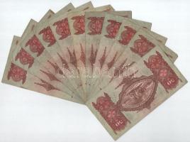 1932. 50P (11x) T:F, közte pár VG
Adamo P14