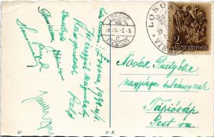 1938 Losonc, Lucenec; + "1938 Losonc visszatért" So. Stpl (EK)