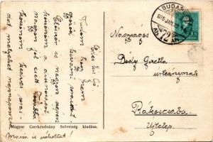 1935 Főznek a cserkész lányok. Magyar Cserkészleány Szövetség kiadása / Hungarian girl scouts (EB)