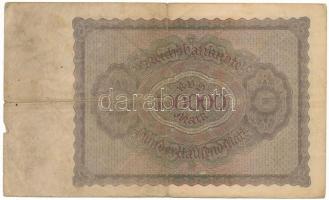 Német Birodalom 1923. 100.000M T:F, kereszthajtásnál pici lyuk, tűlyuk
German Empire 1923. 100.000 ...