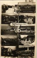 Wieselburg, multi-view postcard with Russian military cemetery