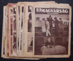 1938-1939 Új Magyarság 25 db képes hétvégi melléklet