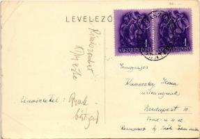 1938 Kiskundorozsma (Szeged), Dorozsmai öreg malom, szélmalom. Kaveczky Zoltán rézkarc / windmill + ...