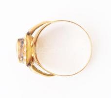 18K arany (Au) gyűrű citrinnel, jelzett br 4,7 g m: 60