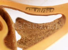 18K arany (Au) gyűrű citrinnel, jelzett br 4,7 g m: 60