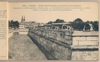 Paris, L'Hotel des Invalides - régi képeslapfüzet 20 lappal / pre-1945 postcard booklet with 20...