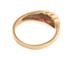 14K arany (Au) gyűrű , jelzett 3,73 g m: 60