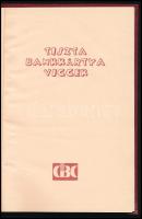 Tiszta bankkártya viccek. A GBC munkatársainak viccei, tréfái. 11/70. számozott példány. Kiadói műbőr kötés, jó állapotban.