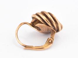 Fülbevaló pár 14K arany (Au) jelzett 4,38 g