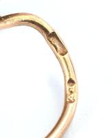 Fülbevaló pár 14K arany (Au) jelzett 4,38 g