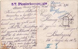 1917 Aus dem Schützengraben. So leben wir, so leben wir, so leben wir alle Tage / WWI Austro-Hungari...