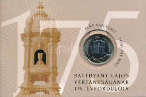 2024. 200Ft bicolor "Batthyány Lajos" első napi veret sorszámozott emléklapon "09753" T:UNC