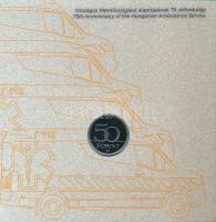 2023. 5Ft-200Ft (6xklf) + 50Ft Cu-Ni "75 éves az Országos Mentőszolgálat" + 100Ft bicolor ...