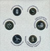 2023. 5Ft-200Ft (6xklf) + 50Ft Cu-Ni "75 éves az Országos Mentőszolgálat" + 100Ft bicolor ...