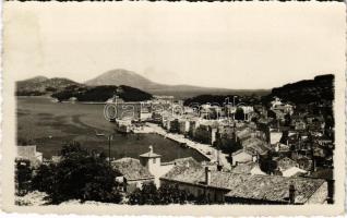 1938 Mali Losinj, Lussinpiccolo; general view with ships, photo. Fot. Mioni