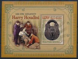 2024 150 éve született Harry Houdini öntapadós blokk