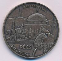 2024. 3000Ft Cu-Zn "Baranya vármegye, Pécs" kapszulában T:UNC
