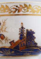 1904 Herendi Óherendi Miramare mintás csésze sárkány füllel. Jelzett, kis kopással, m: 6 cm