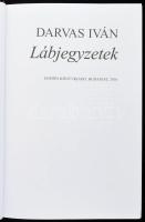 Darvas Iván: Lábjegyzetek. Bp., 2001, Európa. Kiadói kartonált papírkötés, kiadói papír védőborítóba...