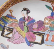 cca 1900-1905 Herendi Óherendi Ming mintás tálka. Jelzett, hibátlan, d: 14,5 cm