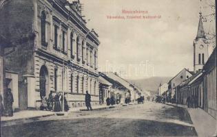 Resicabánya town hall and Erzsébet street (EB)