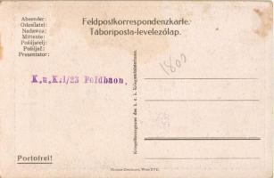 Weihnachten 1915 / Első világháborús osztrák-magyar katonai karácsonyi üdvözlet / WWI Austro-Hungari...