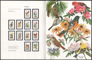 50 állam madarai és virágai teljes ív + tájékoztató füzet Birds and flowers of 50 nations sheet + in...