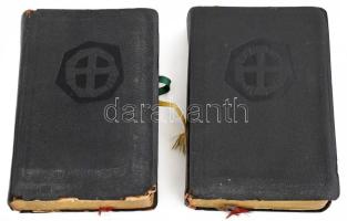 Breviarium Romanum I-II. Romae-Turonibus-Parisiis,1961, Maison Mame. Kiadói aranyozott egészbőr-köté...