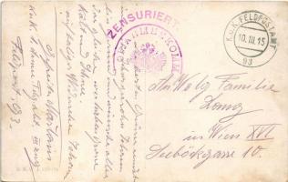 1915 Karpathengefecht / WWI Austro-Hungarian K.u.K. military art postcard, battle in the Carpathian ...