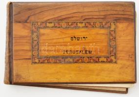 cca 1900-1910 Jeruzsálem, természet virágok a Szentföldről, emlékalbum szárított, préselt virágokkal...