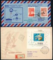 23 db levél, közte bélyegzés nélküliek FDC-k is + 10 db emléklap + 3 db Magyar Posta plakát az 1977, 1979, 1983 évfolyamokhoz