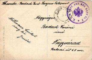 Daheim... / WWI Austro-Hungarian K.u.K. military art postcard. Verlag C.H.W. VIII/2. Nr. 2318. + &qu...