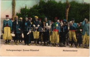 1915 Gefangenenlager Zossen-Wünsdorf (Halbmondlager), Mohammedaner / WWI German military POW camp, Muslim prisoners of war